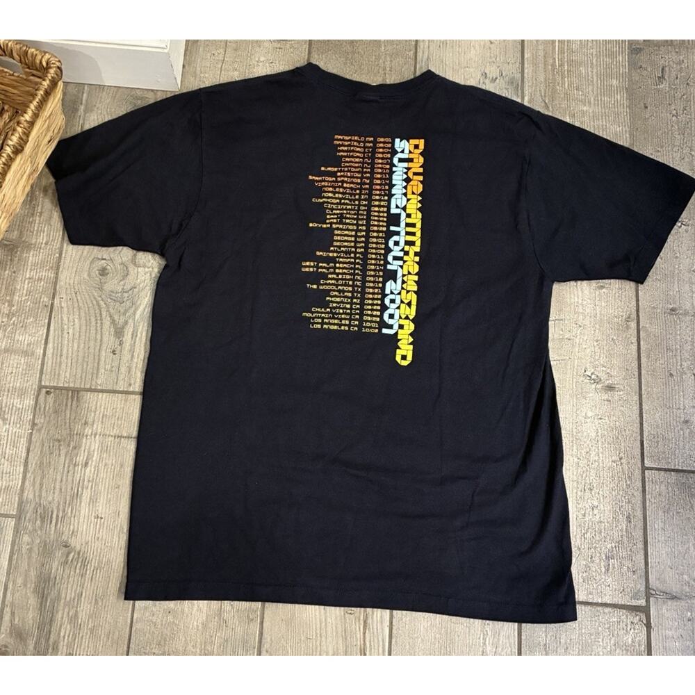 Dave Matthews Band Shirt Large 2007 Summer Tour Concert Anvil Organic Navy Blue - Picture 7 of 7